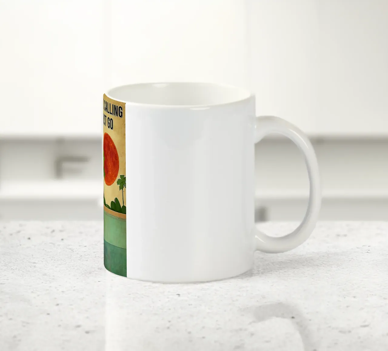 The Pool Is Calling tazza in ceramica da Seitz Michelle