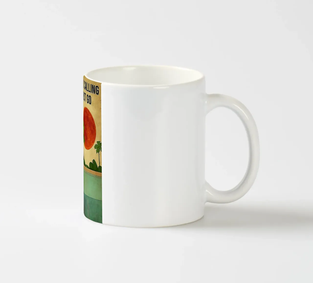 The Pool Is Calling tazza in ceramica da Seitz Michelle