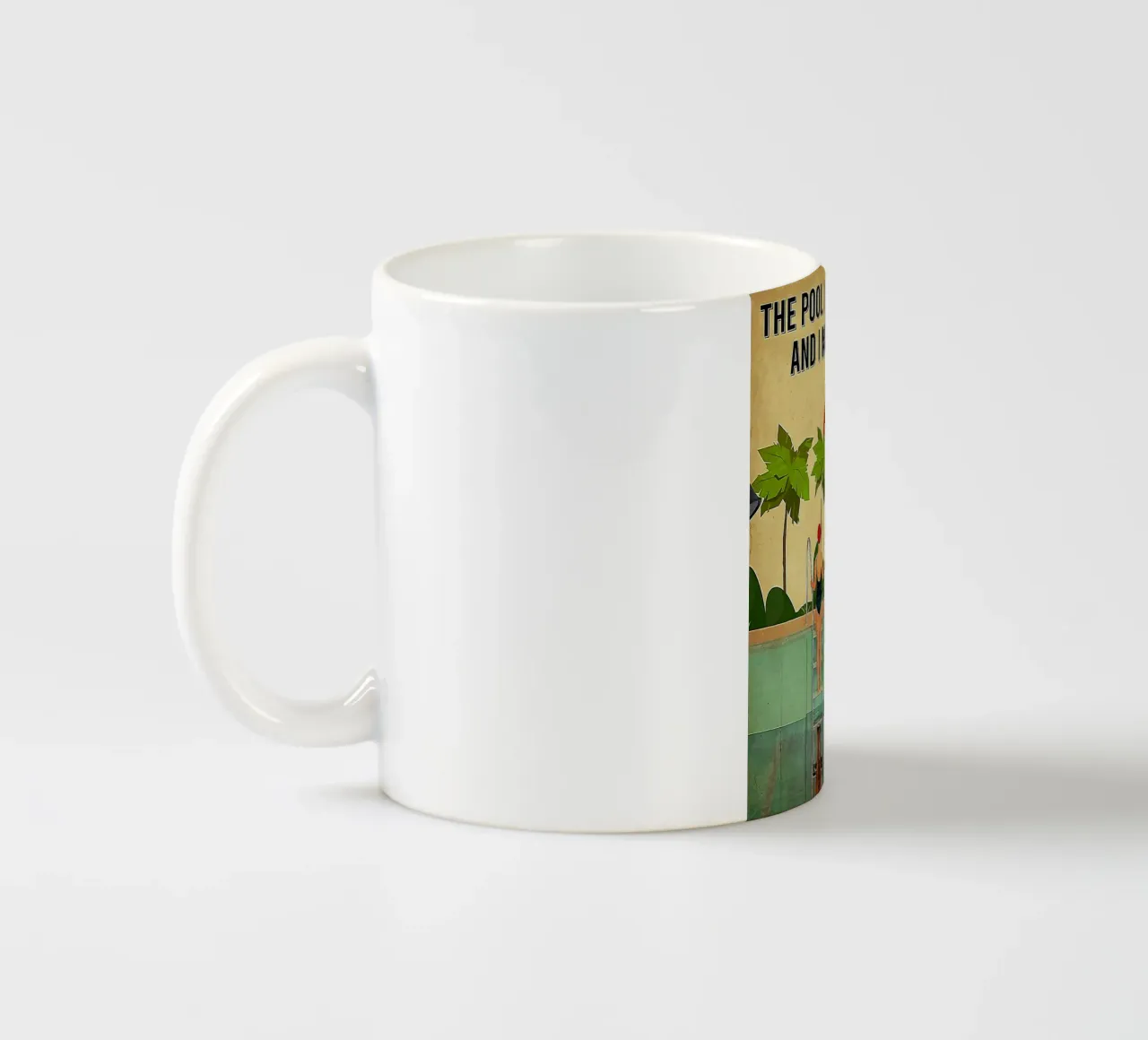 The Pool Is Calling tazza in ceramica da Seitz Michelle