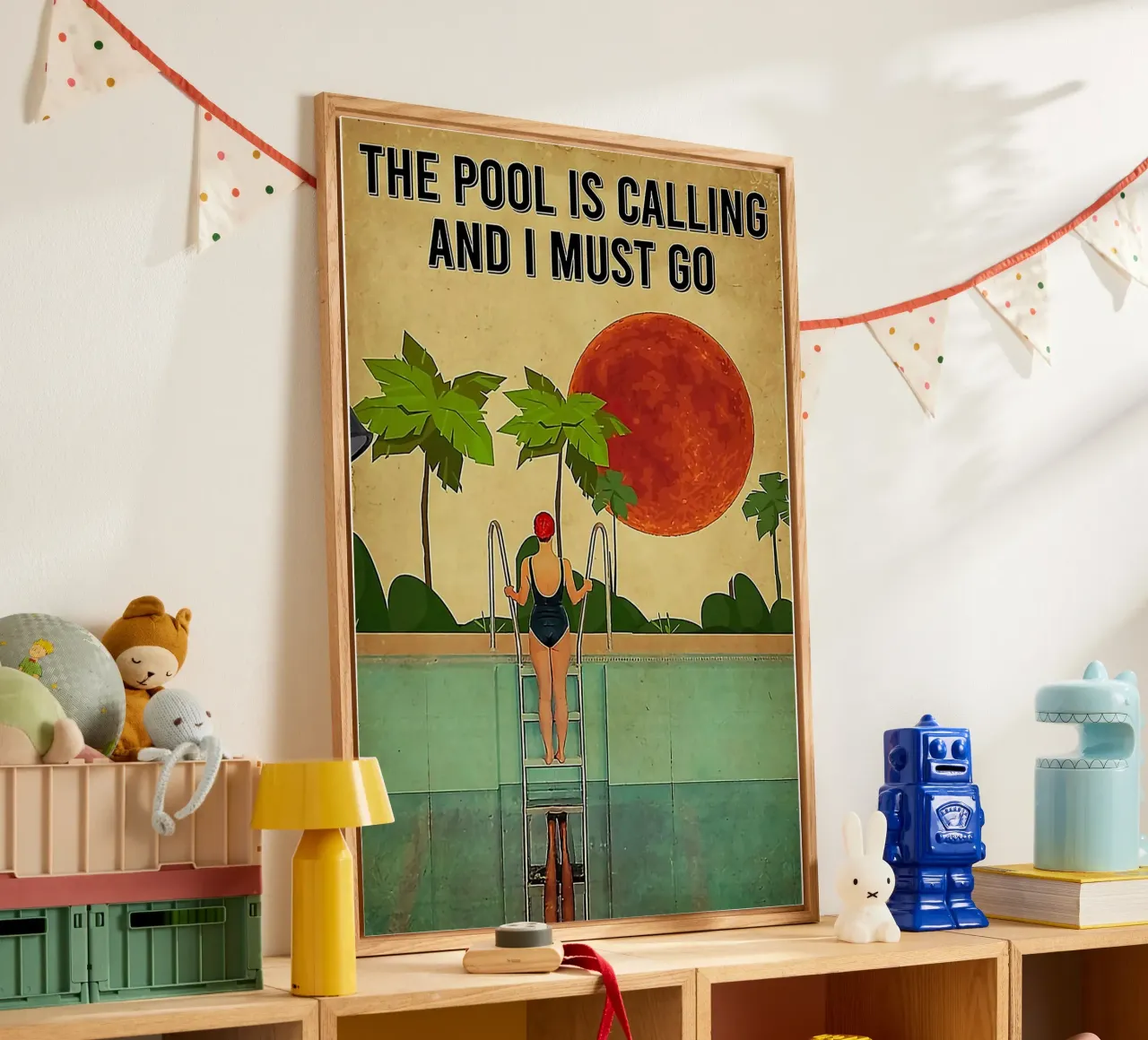 The Pool Is Calling plexiglass da Seitz Michelle