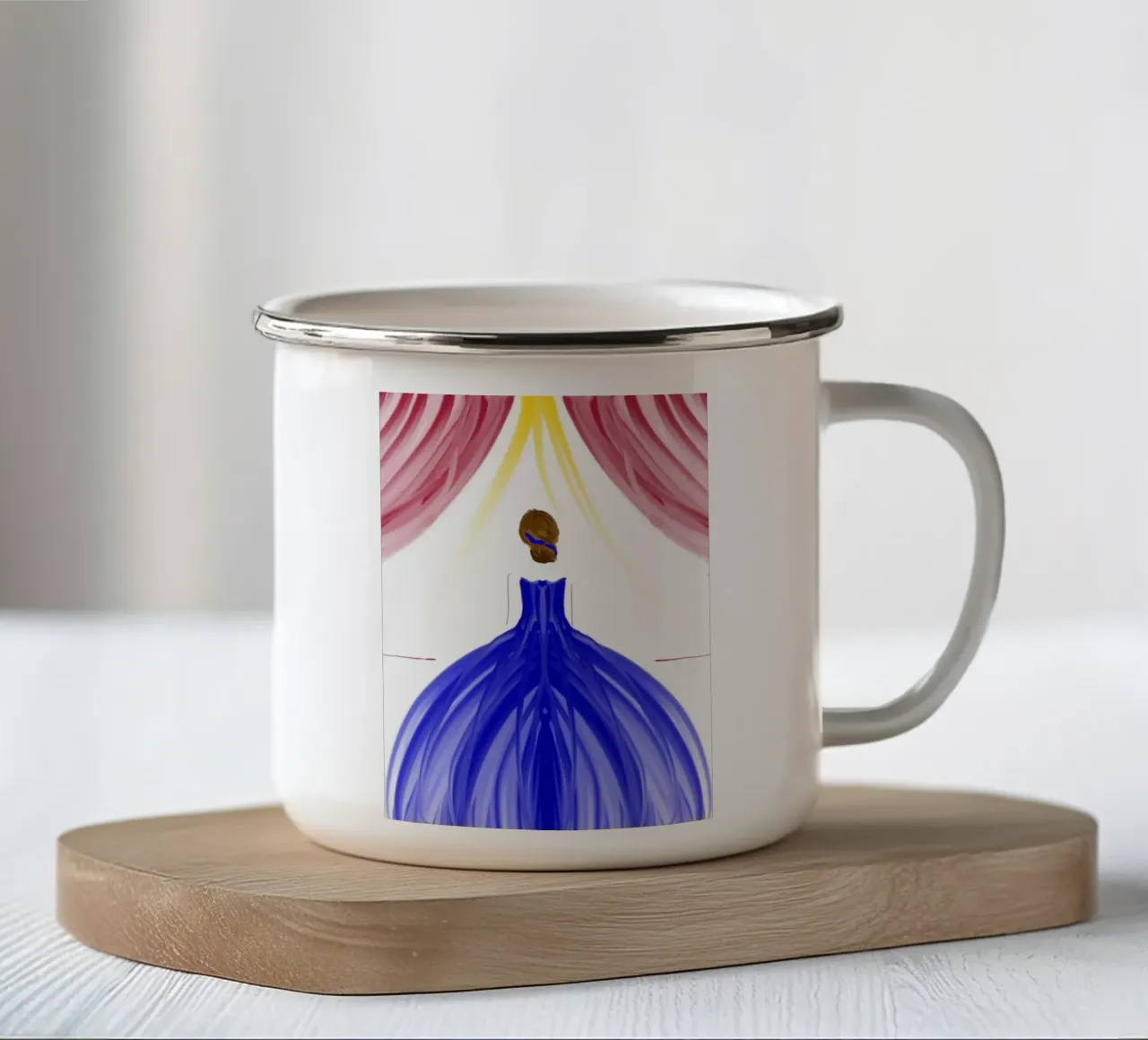 Opera tazza in smalto da Simplicity