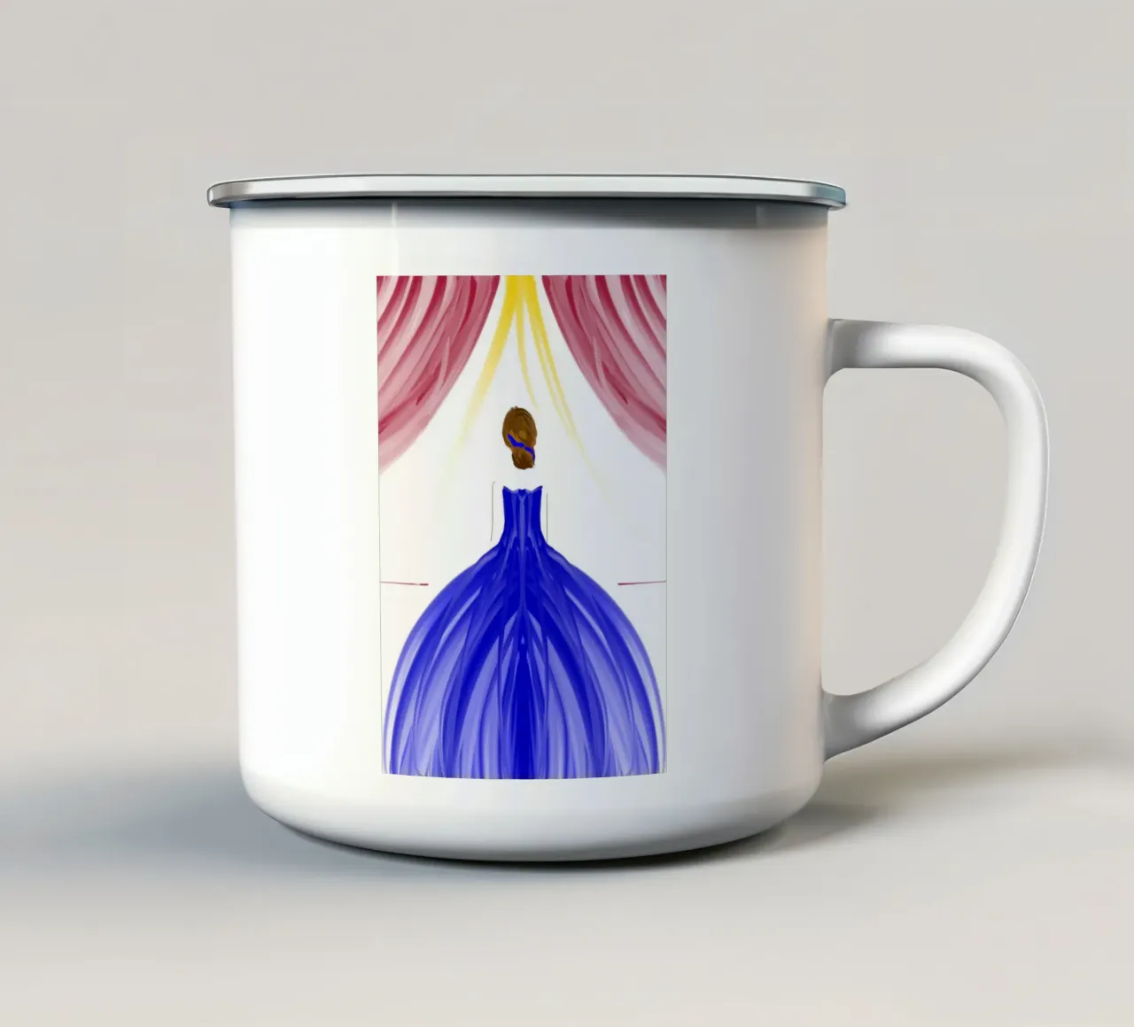 Opera tazza in smalto da Simplicity