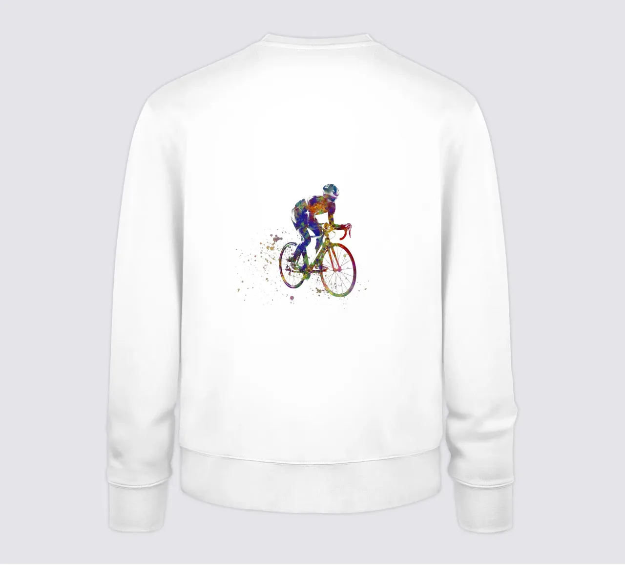 Ciclista in acquerello felpa da ⚽ Sports Pulse