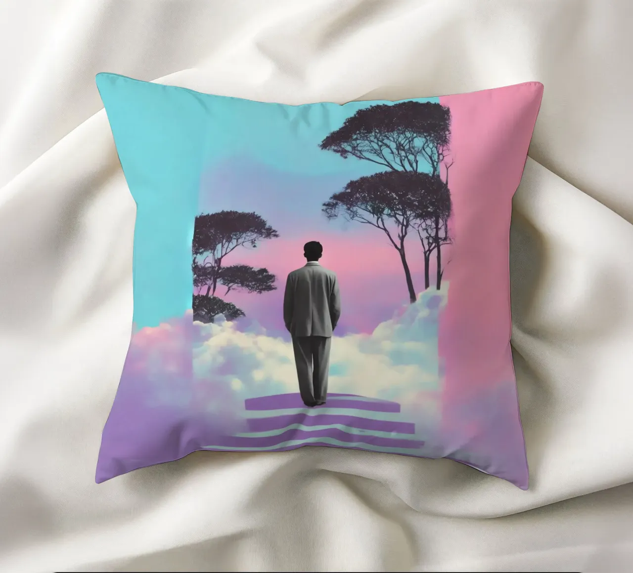 Somewhere on the other Side cuscino da My Tiny Home