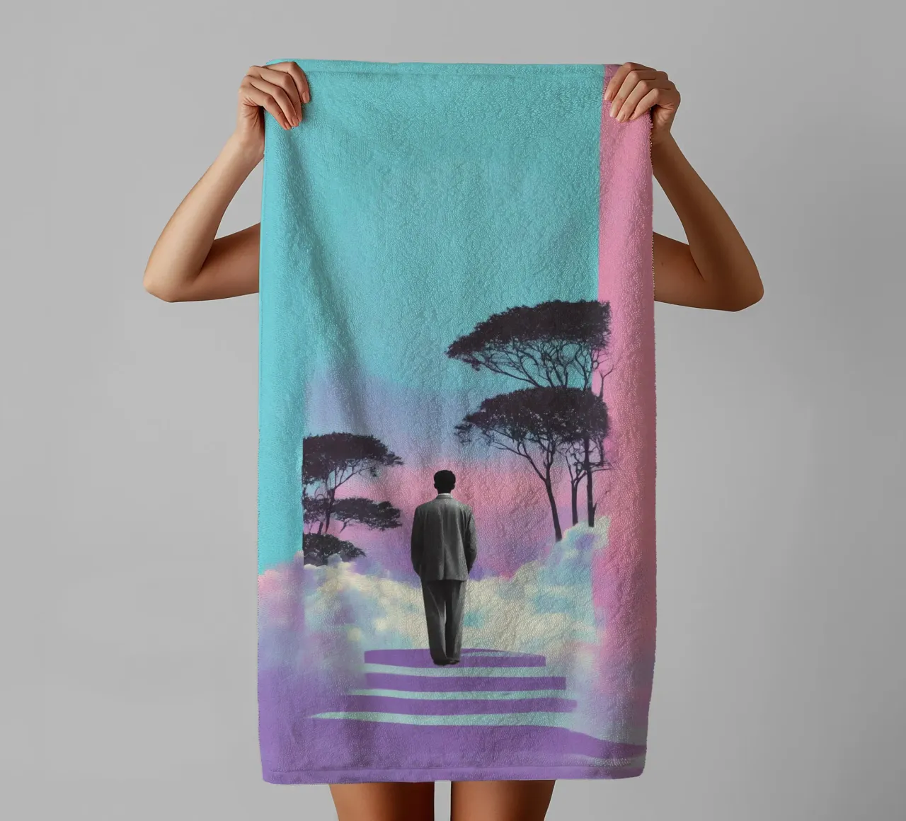 Somewhere on the other Side asciugamano da bagno da My Tiny Home