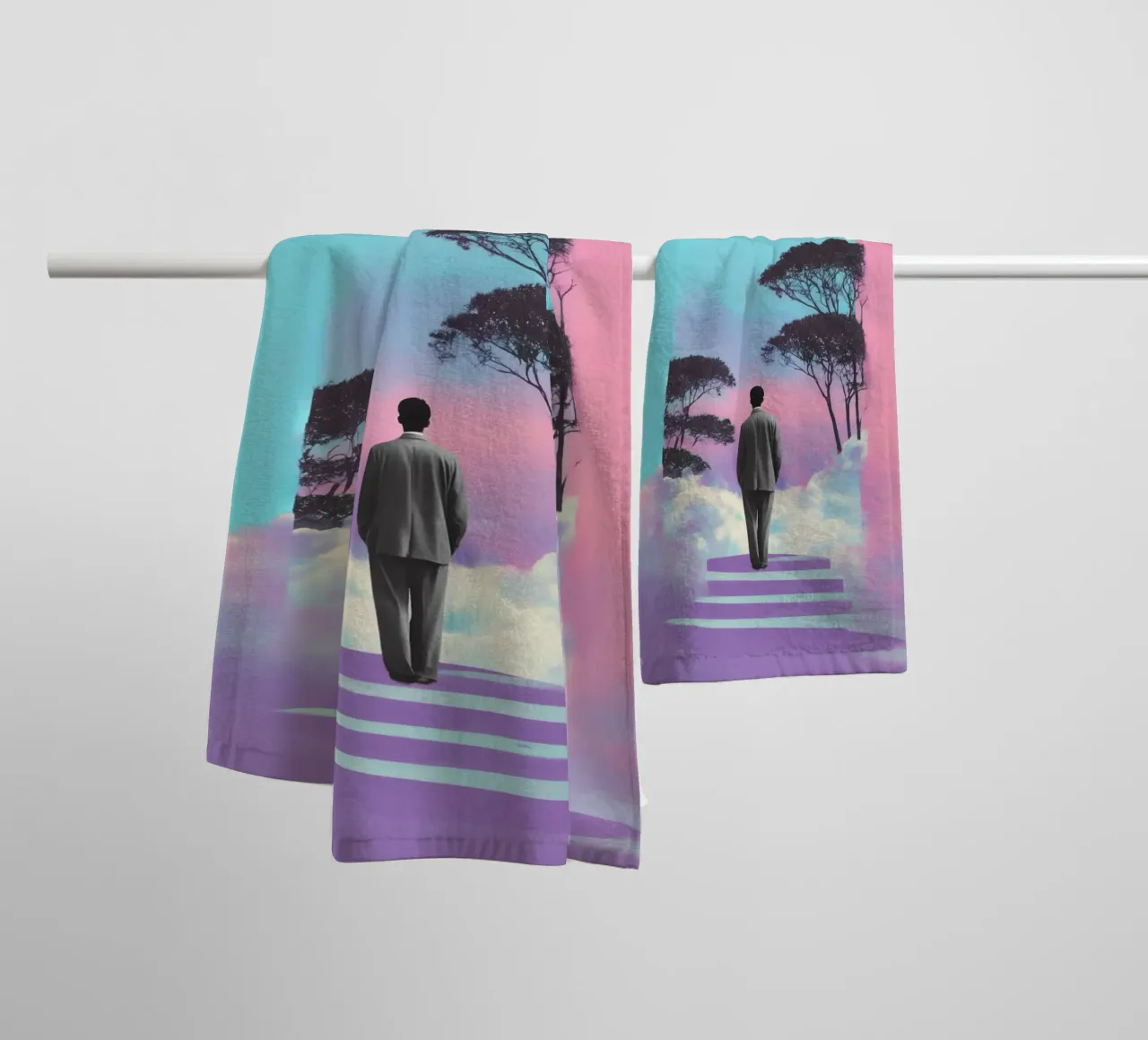 Somewhere on the other Side asciugamano da bagno da My Tiny Home