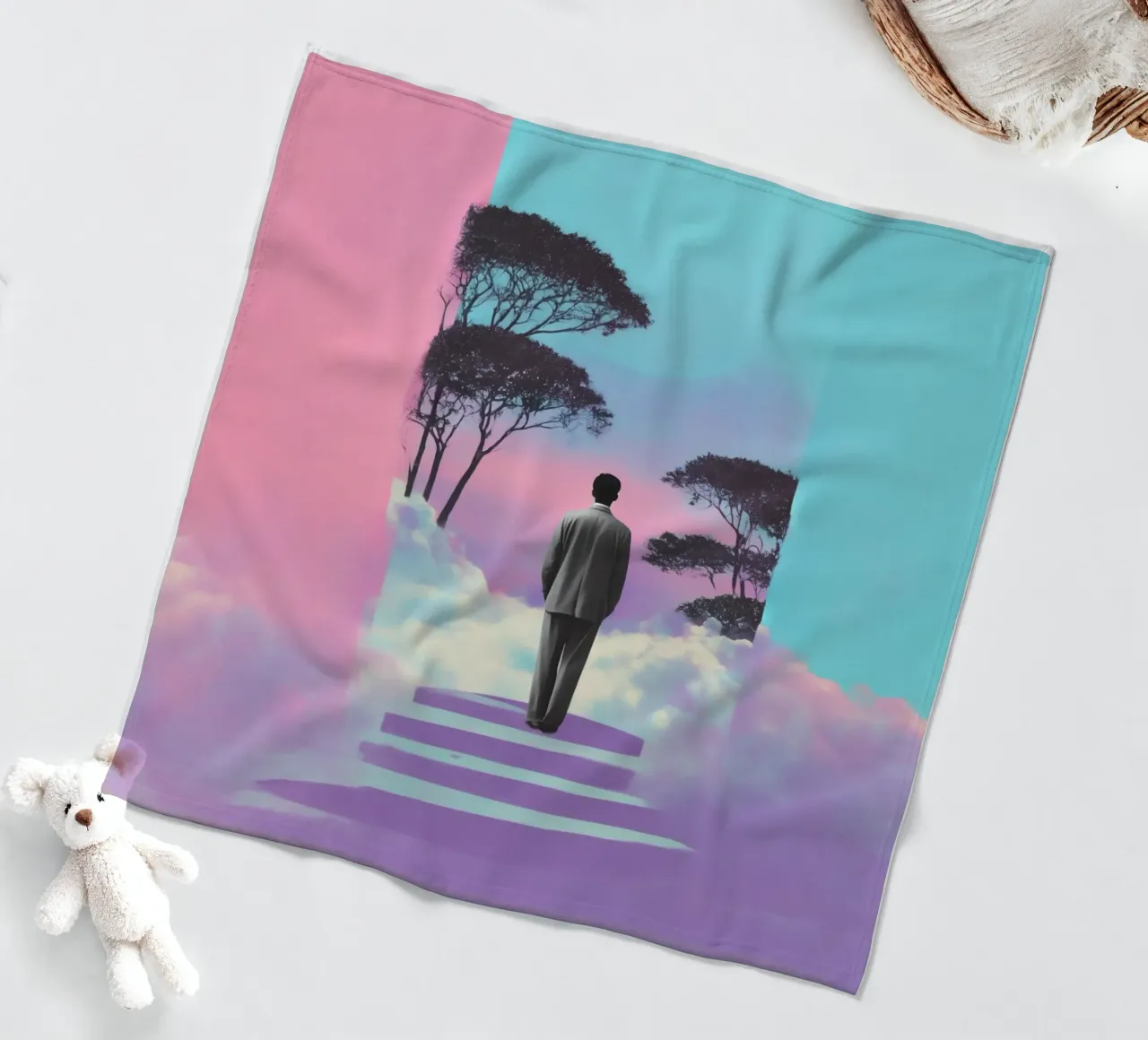 Somewhere on the other Side coperta in pile da My Tiny Home