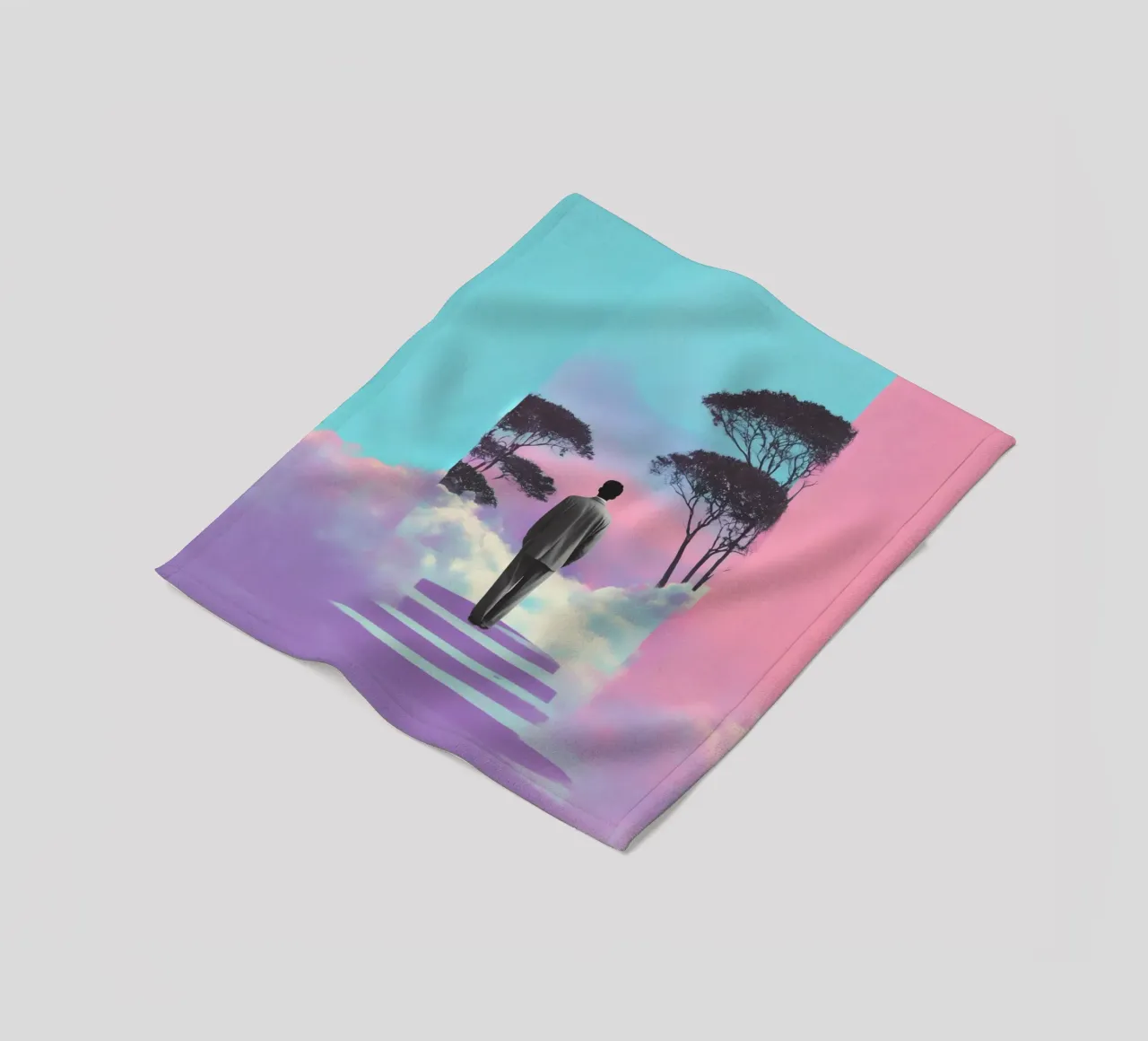 Somewhere on the other Side coperta in pile da My Tiny Home