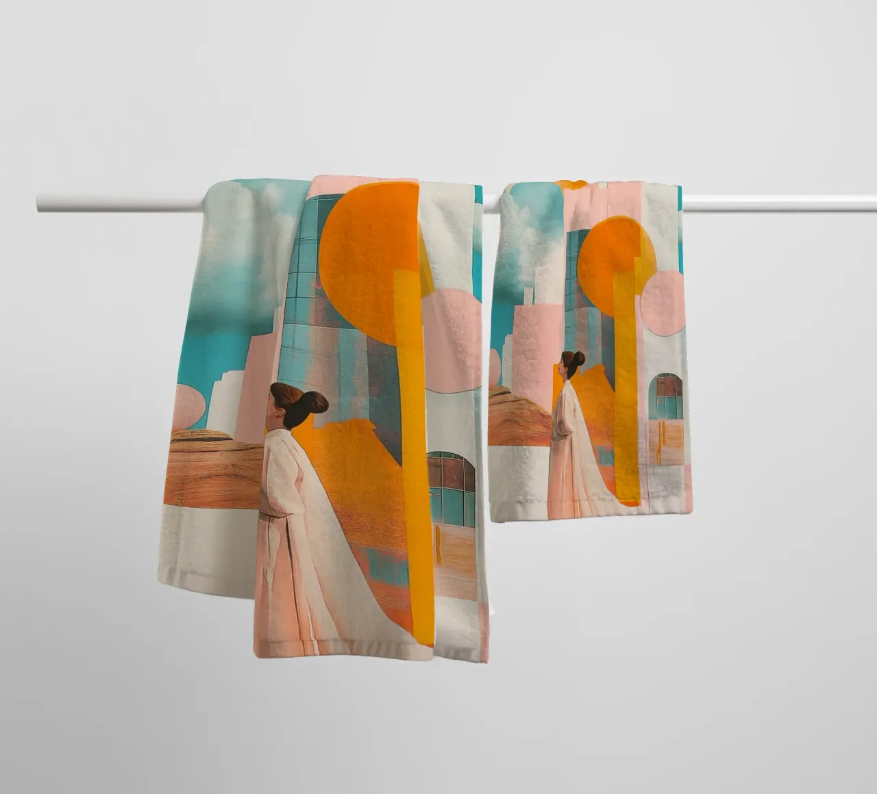 Where Elegance flows asciugamano da bagno da My Tiny Home