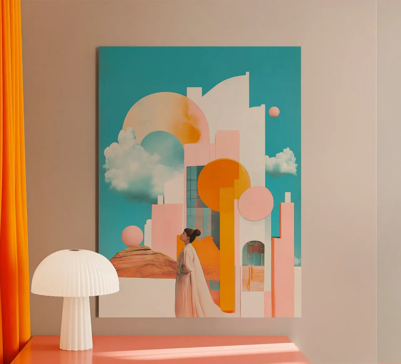 Where Elegance flows alluminio dibond con Cornice Artbox da My Tiny Home