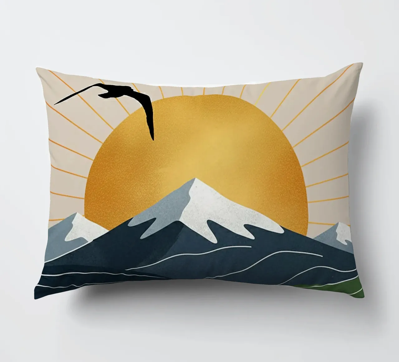 Alpine Geometry cuscino da Wild Colors Gallery