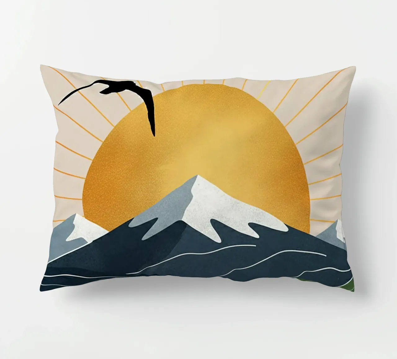 Alpine Geometry cuscino da Wild Colors Gallery