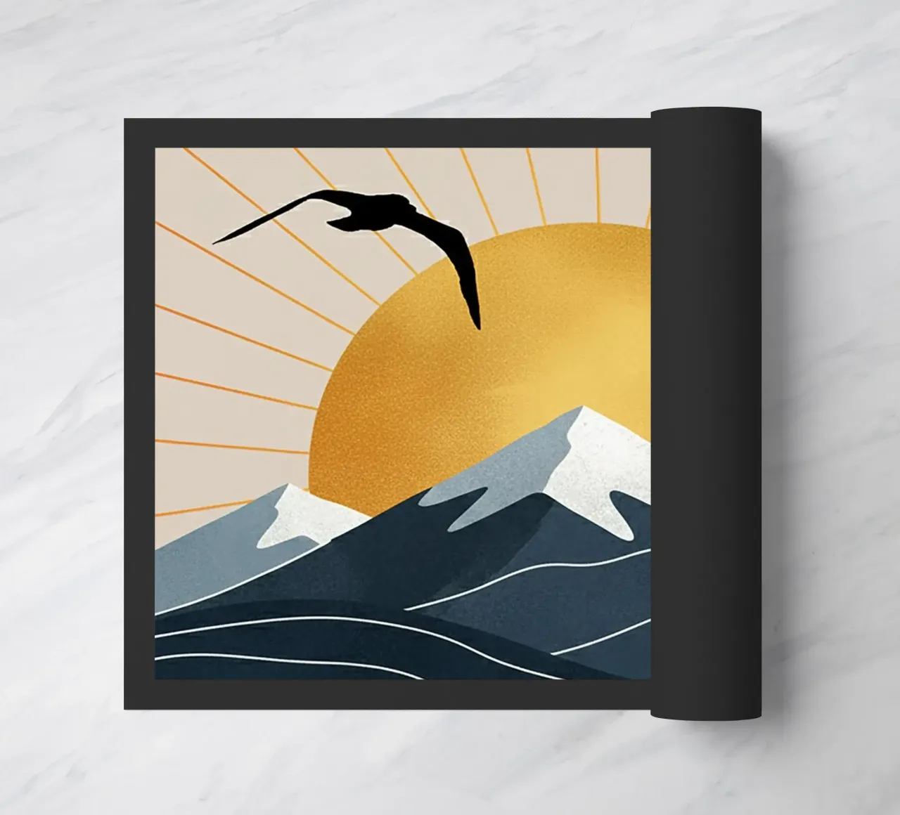 Alpine Geometry zerbino da Wild Colors Gallery