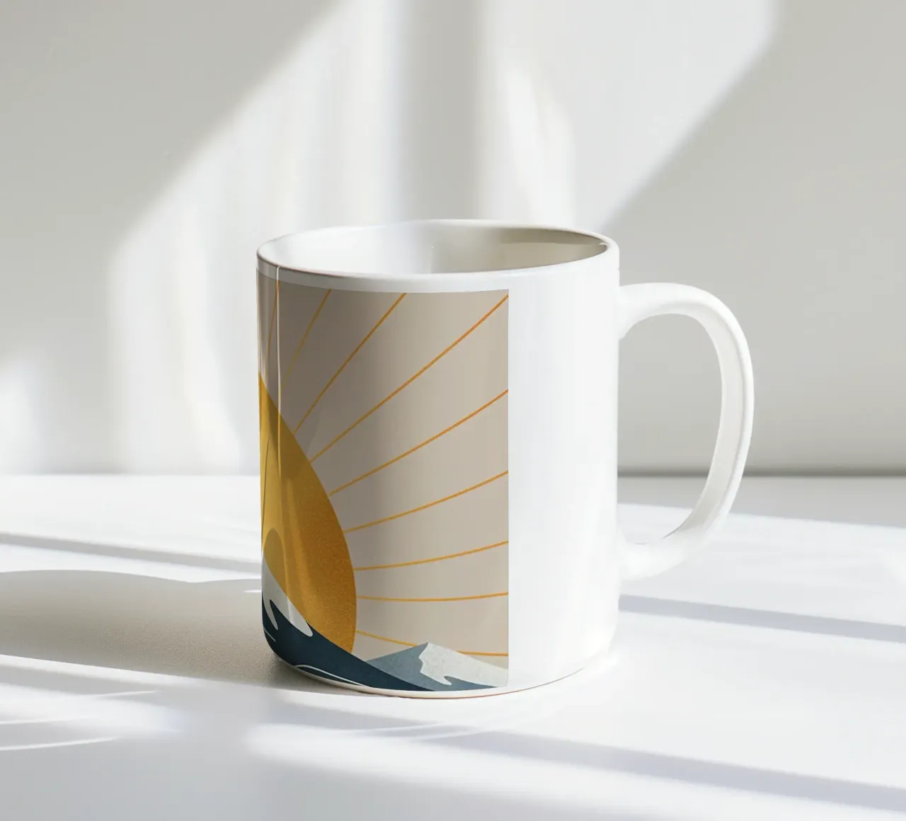 Alpine Geometry tazza in ceramica da Wild Colors Gallery