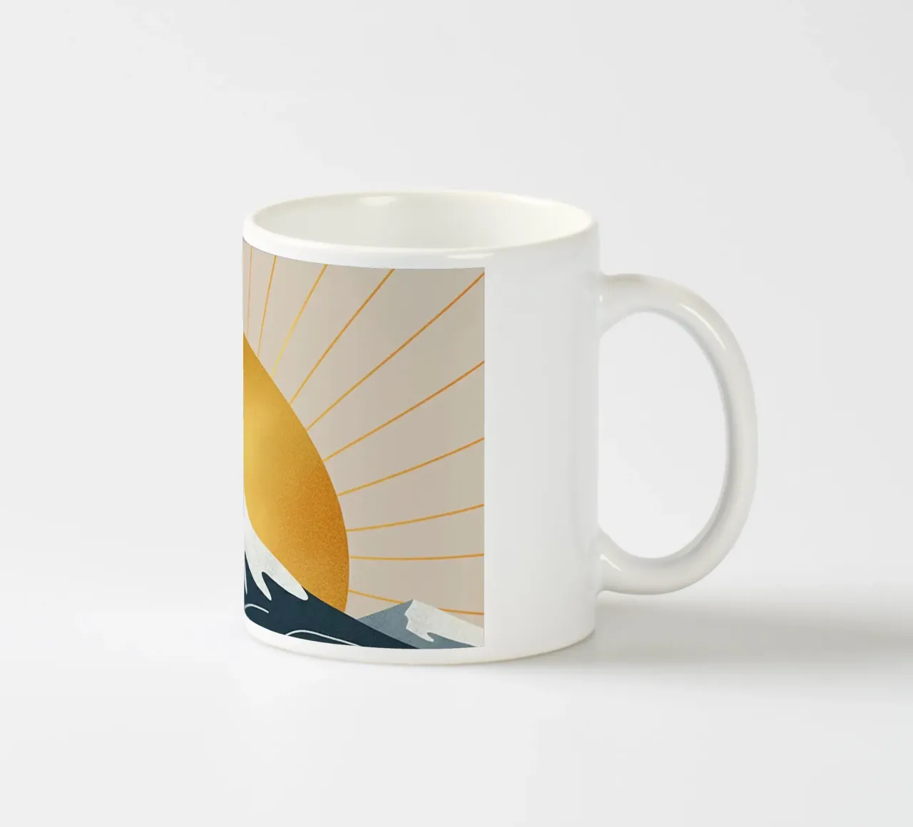 Alpine Geometry tazza in ceramica da Wild Colors Gallery