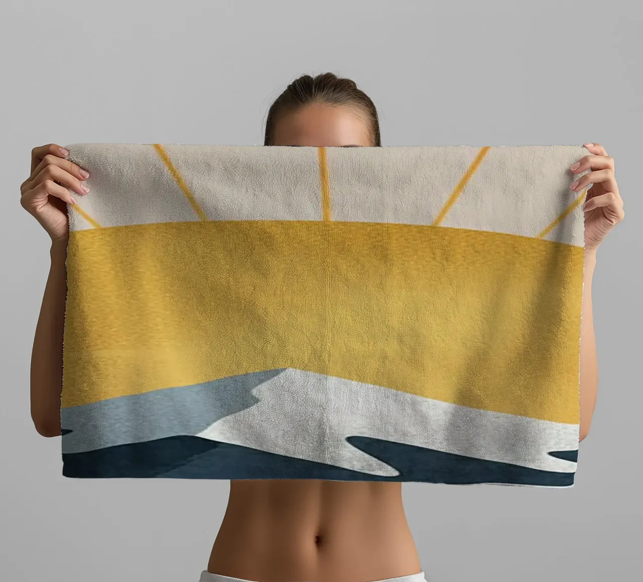 Alpine Geometry asciugamano da bagno da Wild Colors Gallery