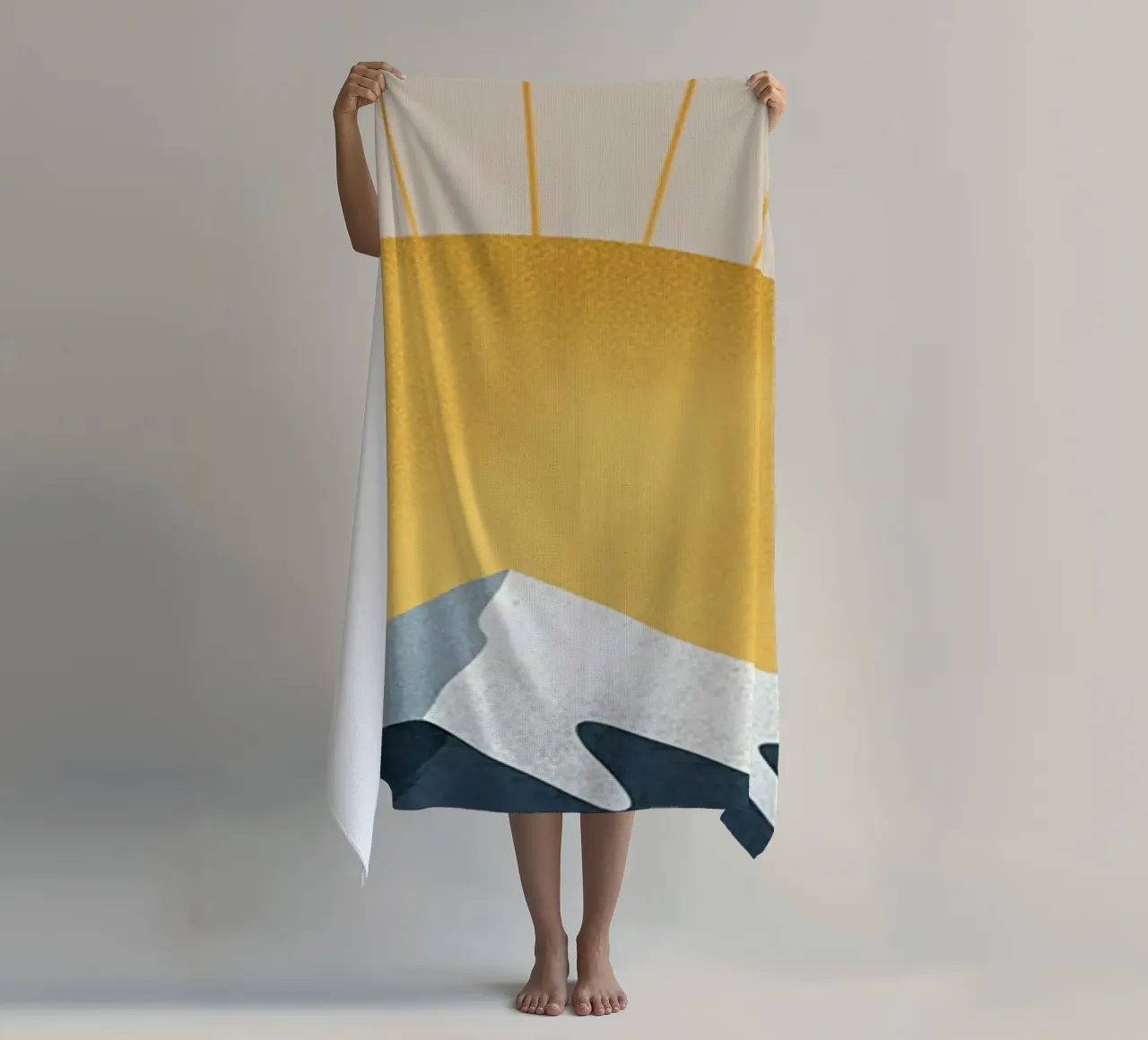 Alpine Geometry telo mare da Wild Colors Gallery