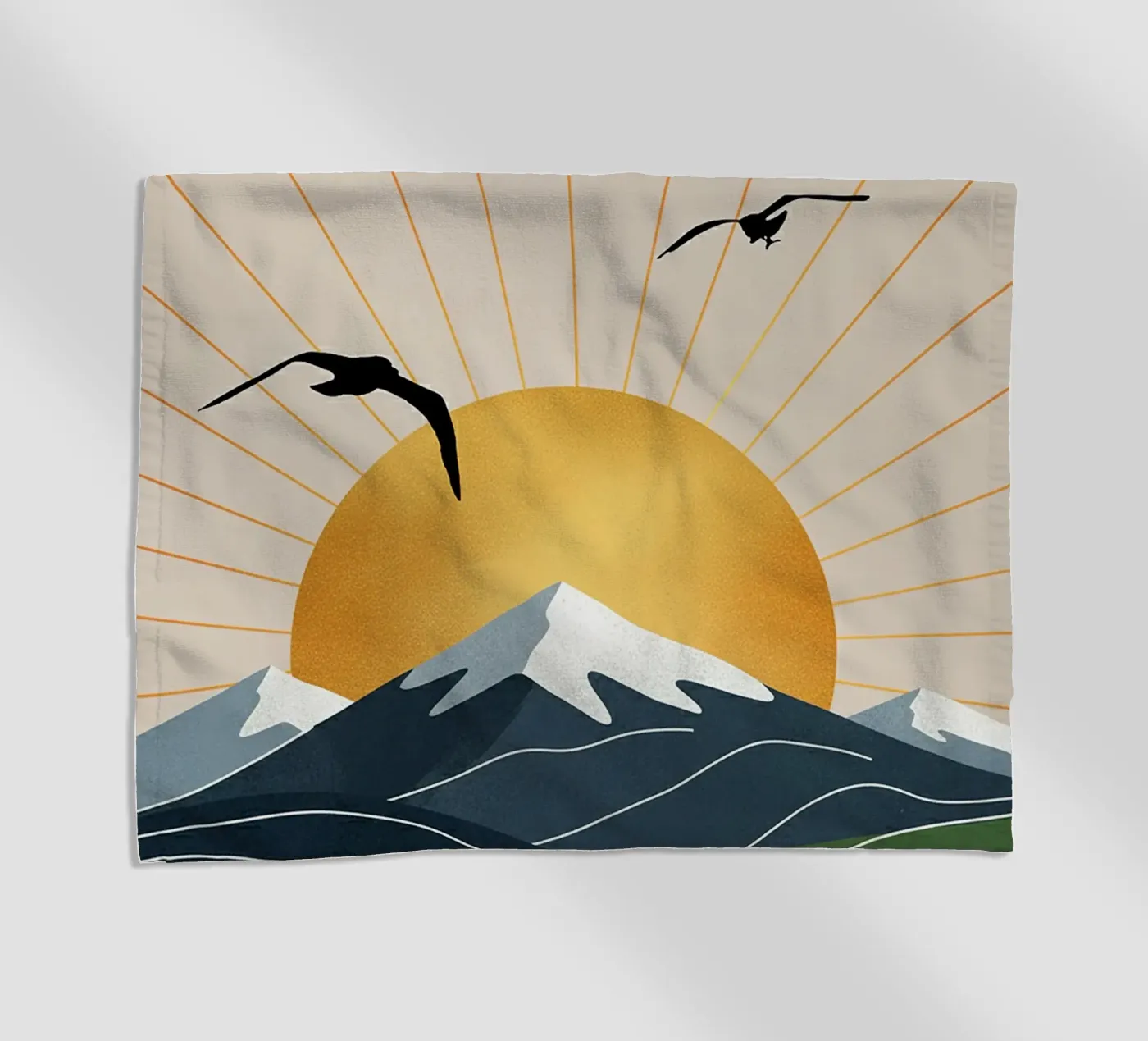 Alpine Geometry telo mare da Wild Colors Gallery