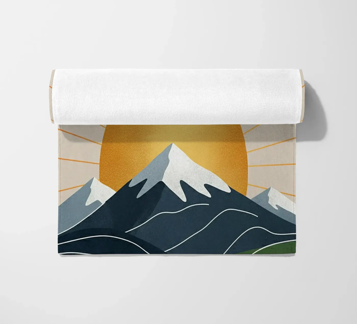 Alpine Geometry telo mare da Wild Colors Gallery