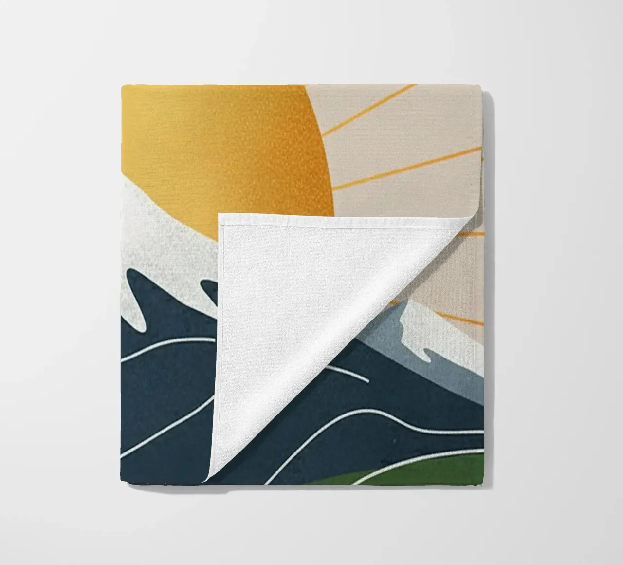 Alpine Geometry telo mare da Wild Colors Gallery