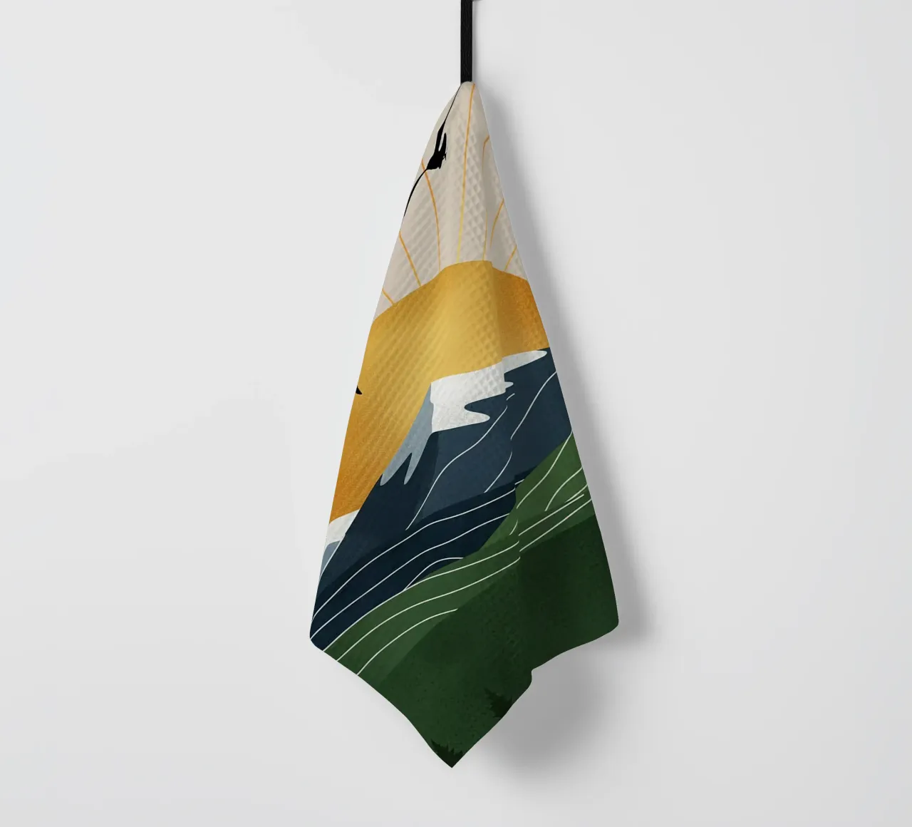 Alpine Geometry canovaccio da cucina da Wild Colors Gallery