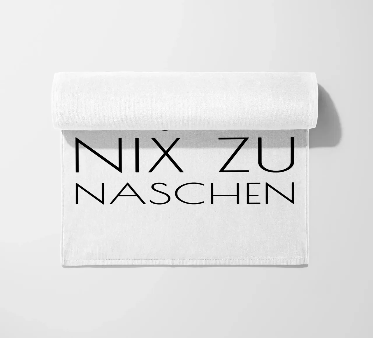 Hände waschen sonst gibt's hier nix zu naschen - minimal telo mare da Typo Designs