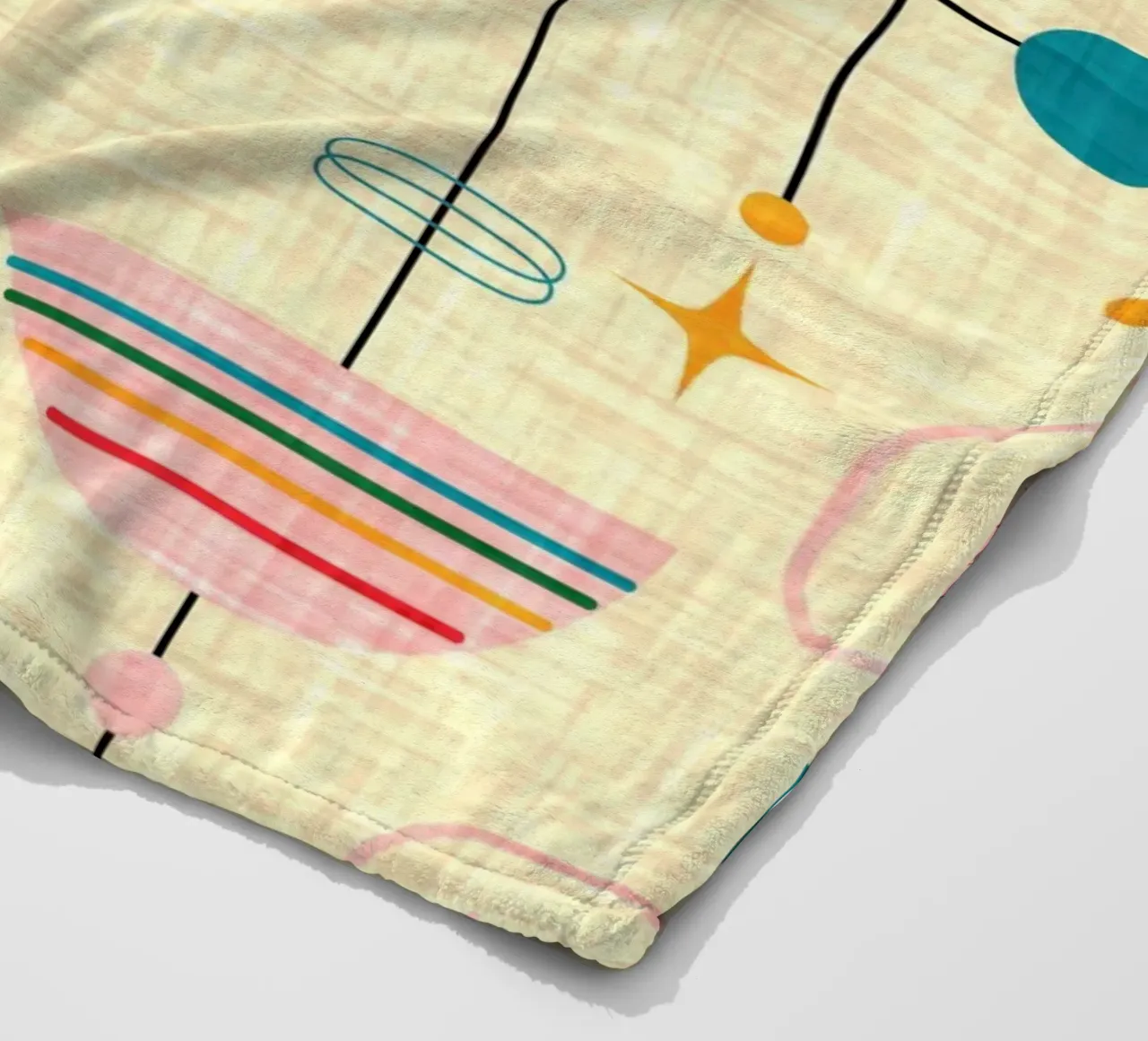 Atomic Umbrellas fleecedeken van susanacosta