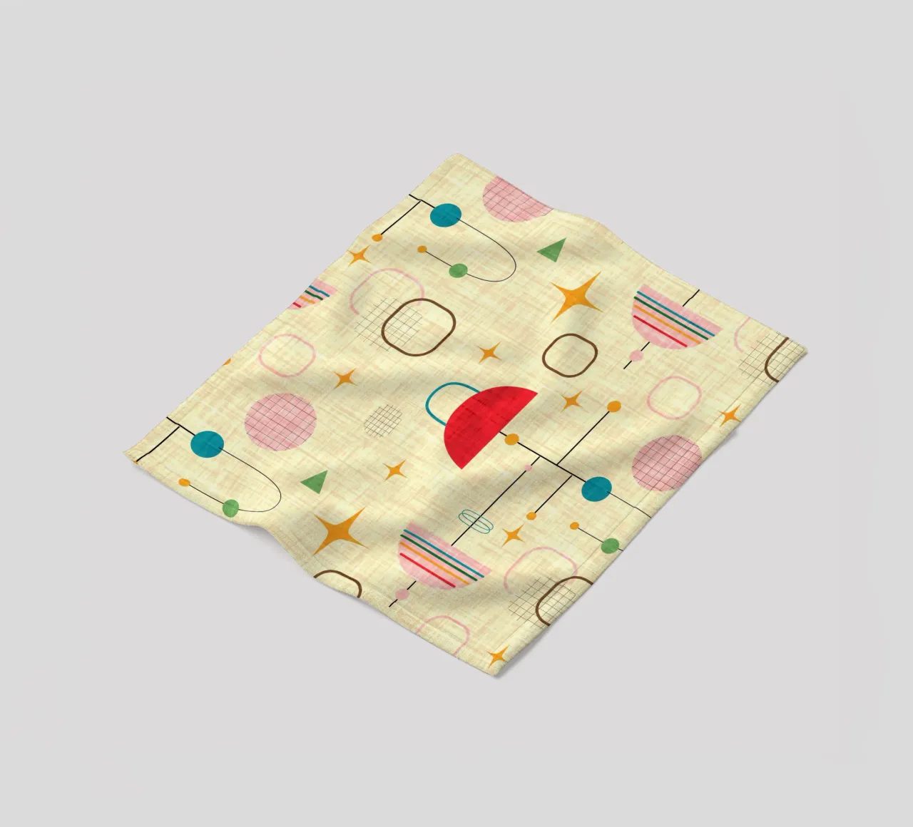 Atomic Umbrellas fleecedeken van susanacosta