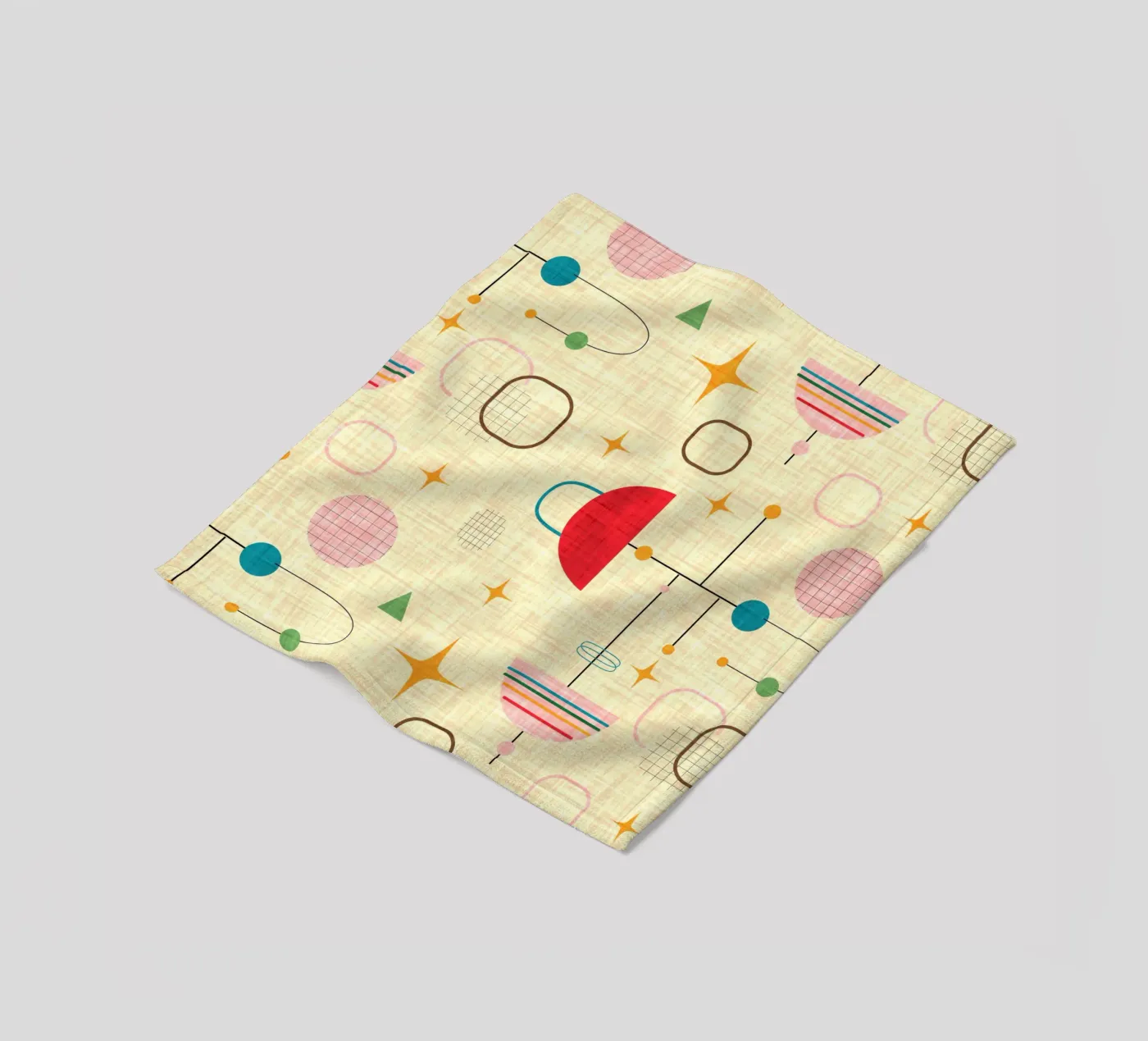 Atomic Umbrellas coperta in pile da susanacosta