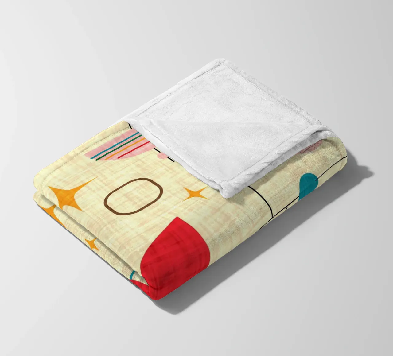Atomic Umbrellas fleece blanket by susanacosta