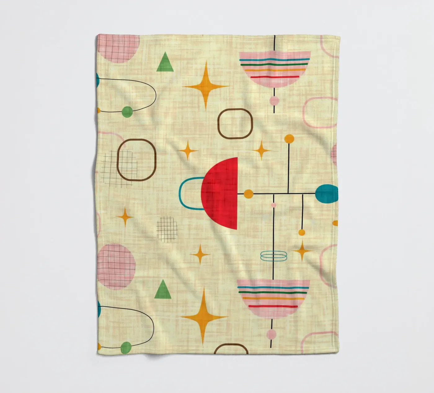 Atomic Umbrellas coperta in pile da susanacosta