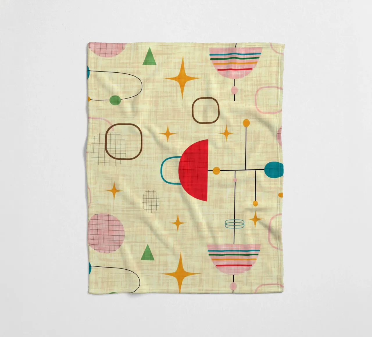 Atomic Umbrellas fleecedeken van susanacosta