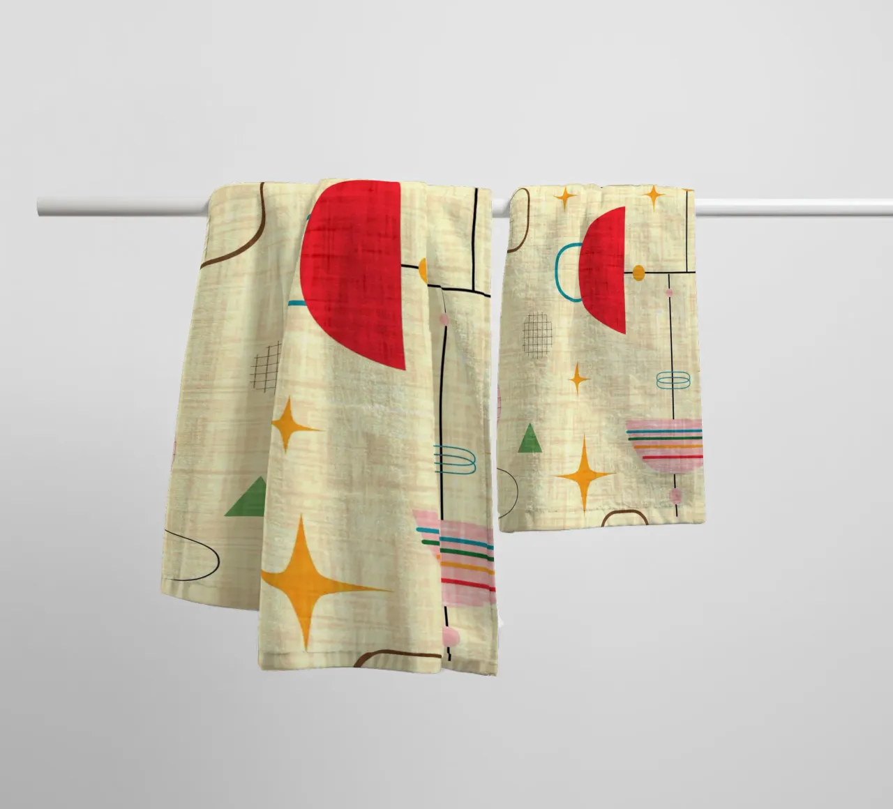 Atomic Umbrellas asciugamano da bagno da susanacosta