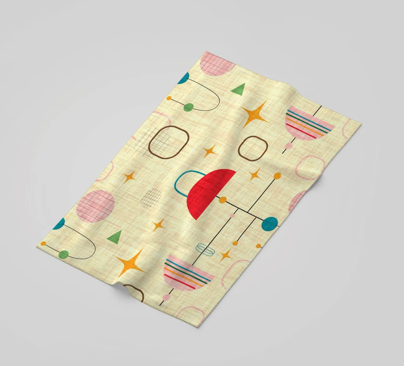 Atomic Umbrellas strandhanddoek van susanacosta