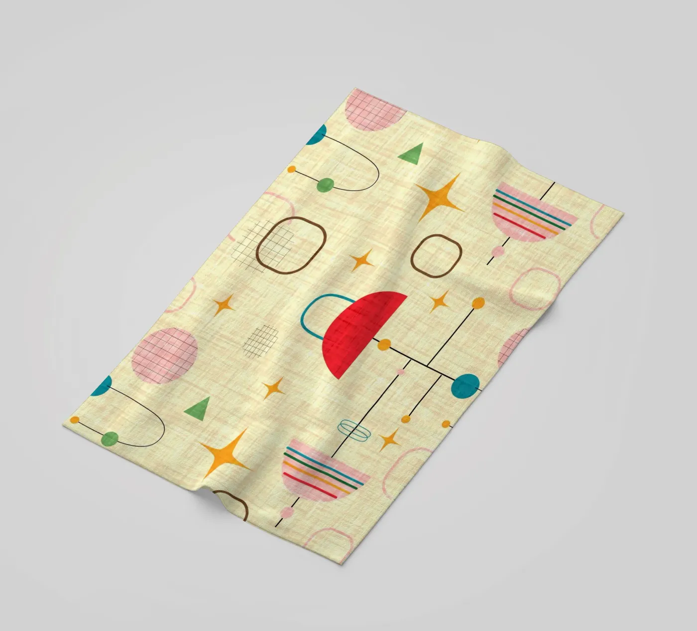 Atomic Umbrellas strandhanddoek van susanacosta