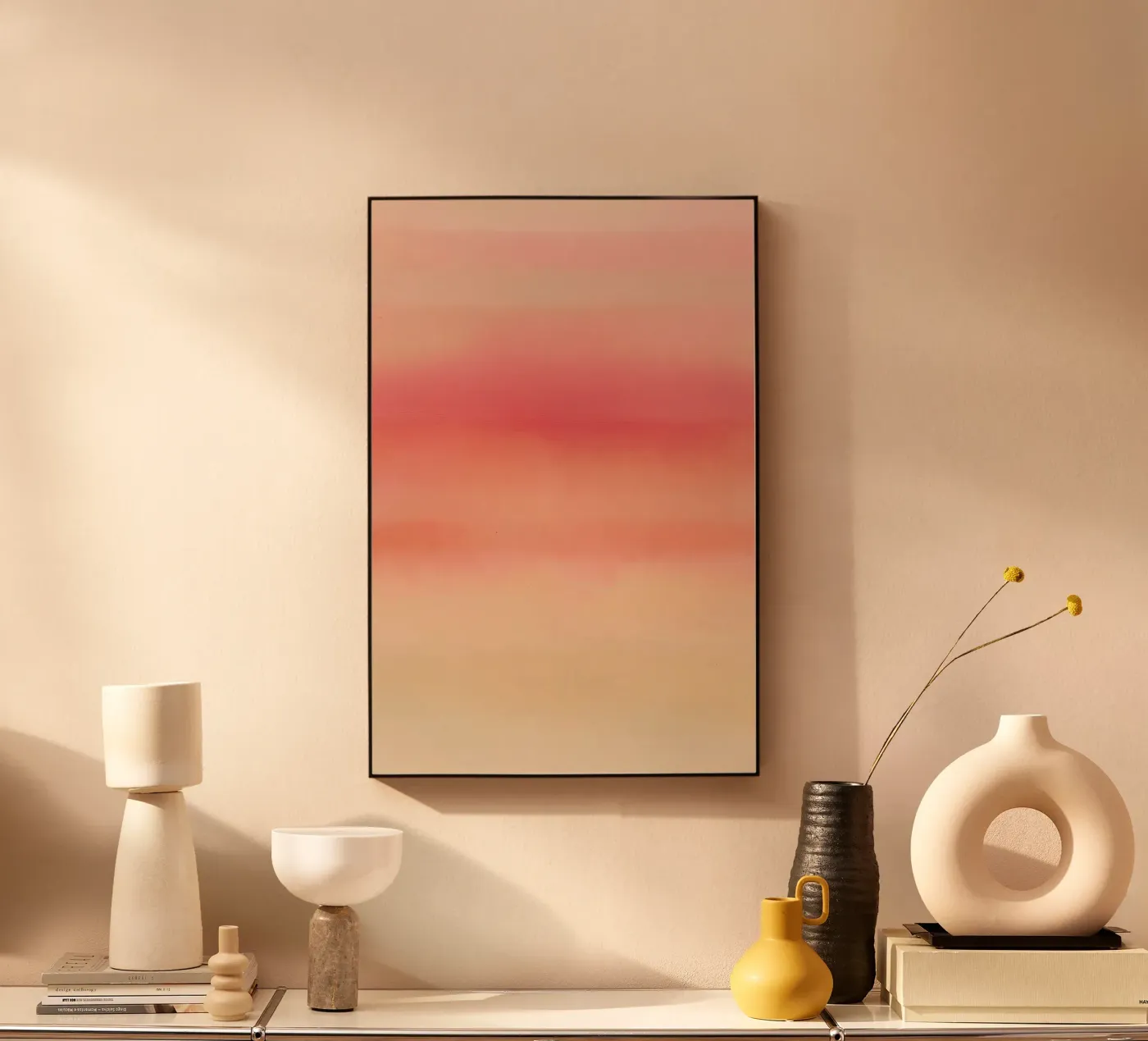 Soft Pastel Sunset Gradient plexiglas de Colormenta