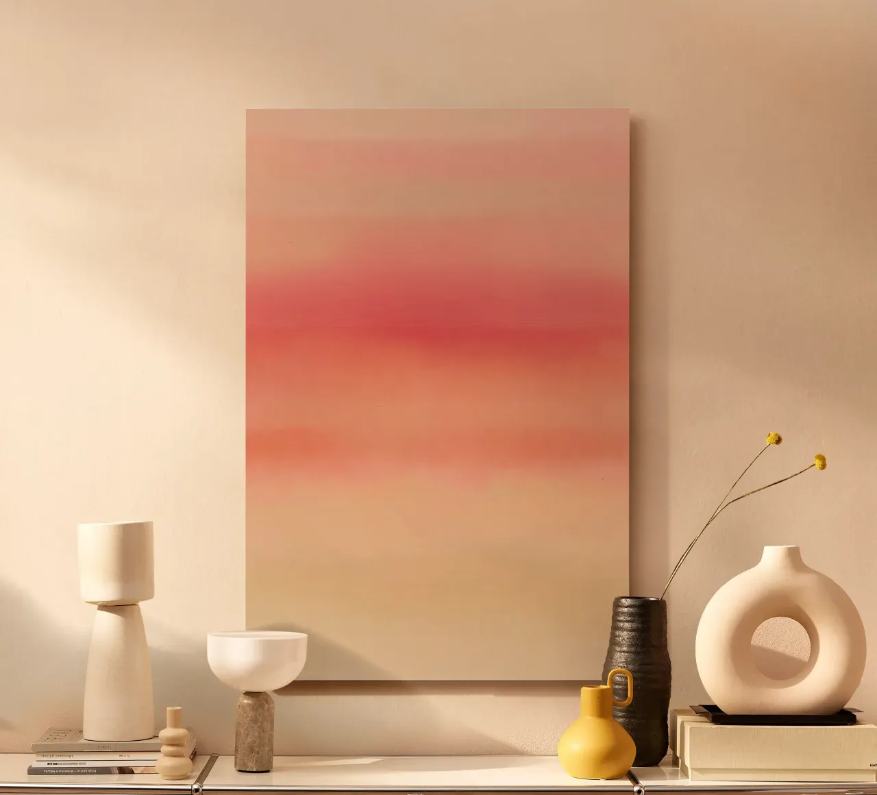 Soft Pastel Sunset Gradient alu-dibond by Colormenta