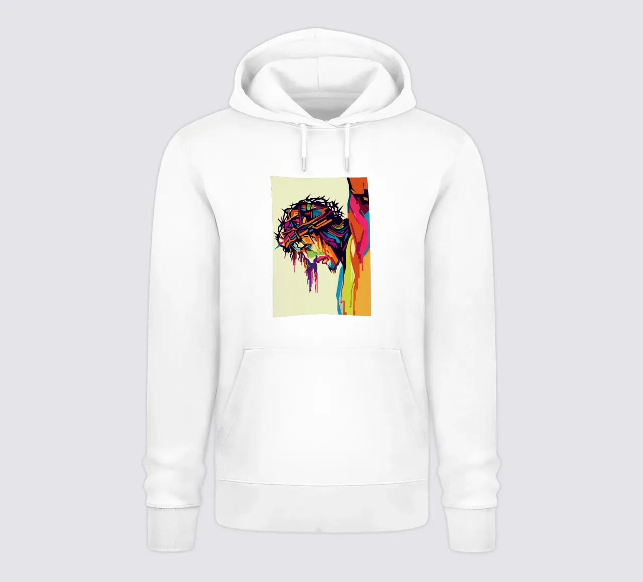 Jesus On The Cross WPAP felpa con cappuccio da YUDHISGRAFIS