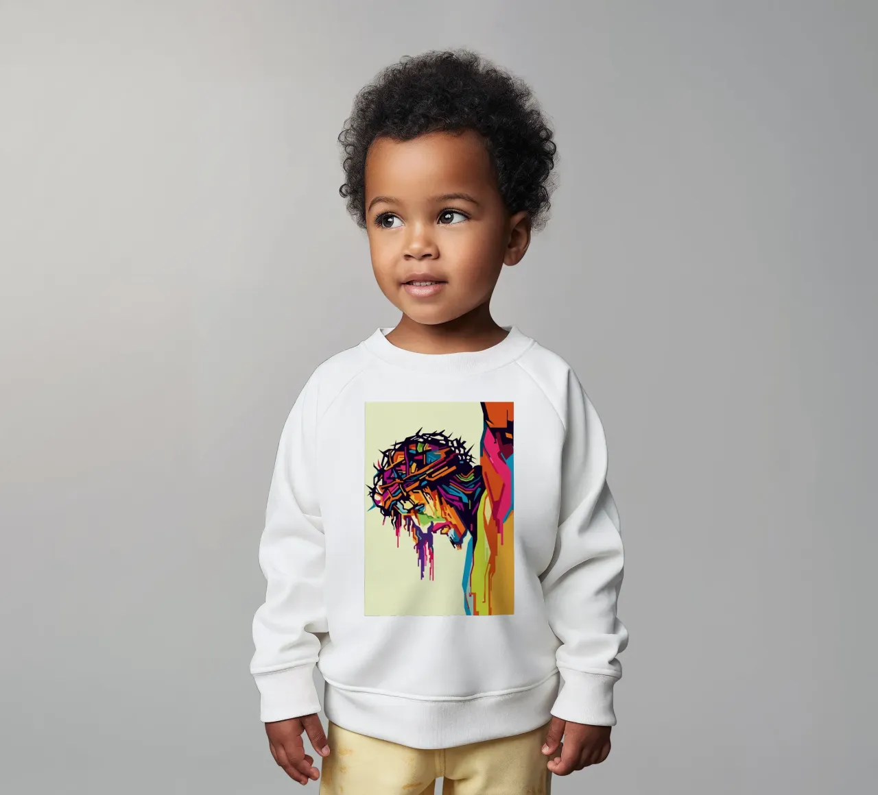 Jesus On The Cross WPAP felpa neonato da YUDHISGRAFIS