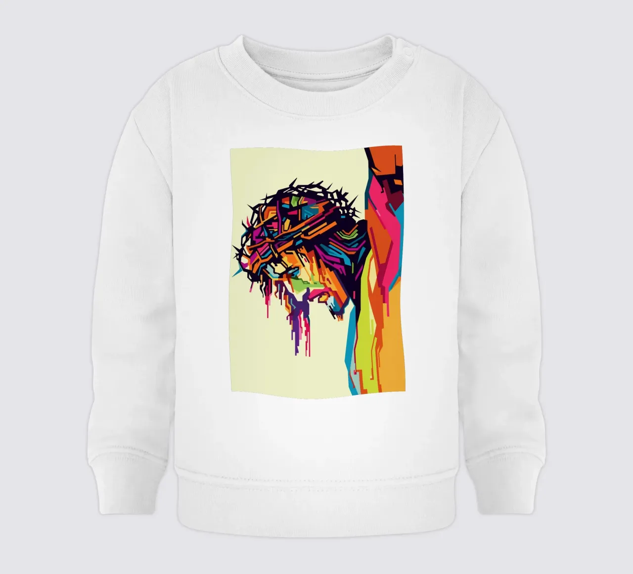 Jesus On The Cross WPAP felpa neonato da YUDHISGRAFIS