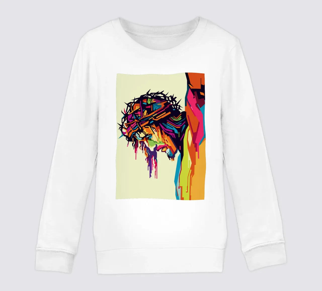 Jesus On The Cross WPAP felpa bambino da YUDHISGRAFIS