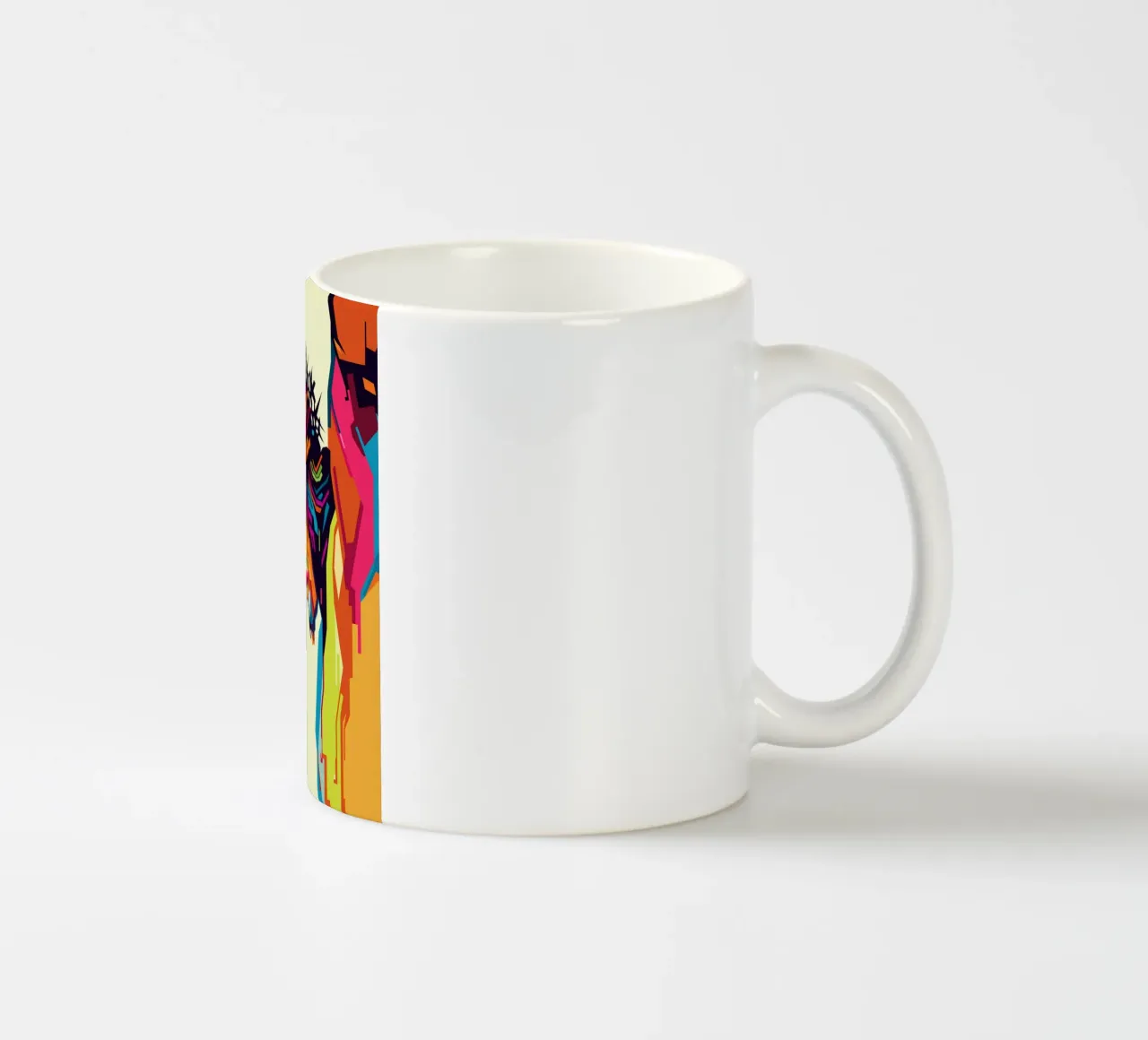 Jesus On The Cross WPAP tazza in ceramica da YUDHISGRAFIS