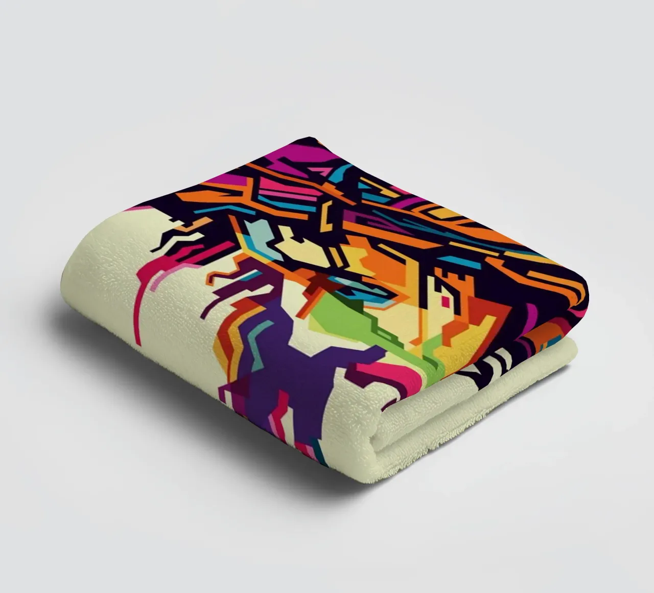 Jesus On The Cross WPAP asciugamano da bagno da YUDHISGRAFIS