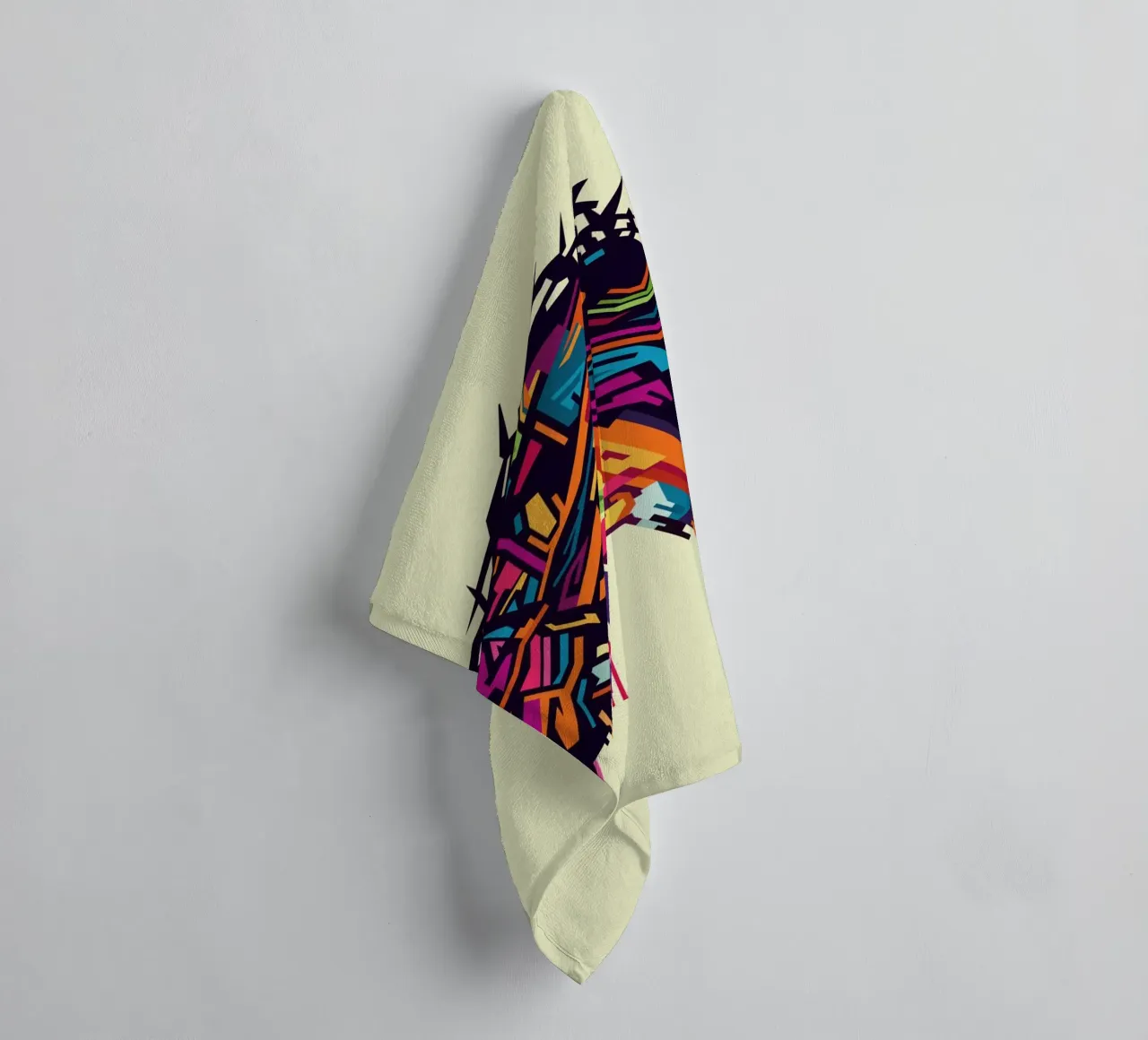 Jesus On The Cross WPAP asciugamano da bagno da YUDHISGRAFIS