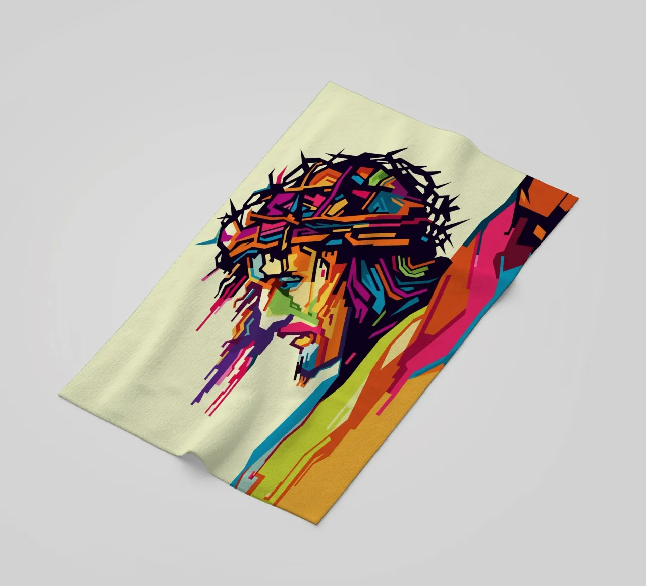 Jesus On The Cross WPAP telo mare da YUDHISGRAFIS