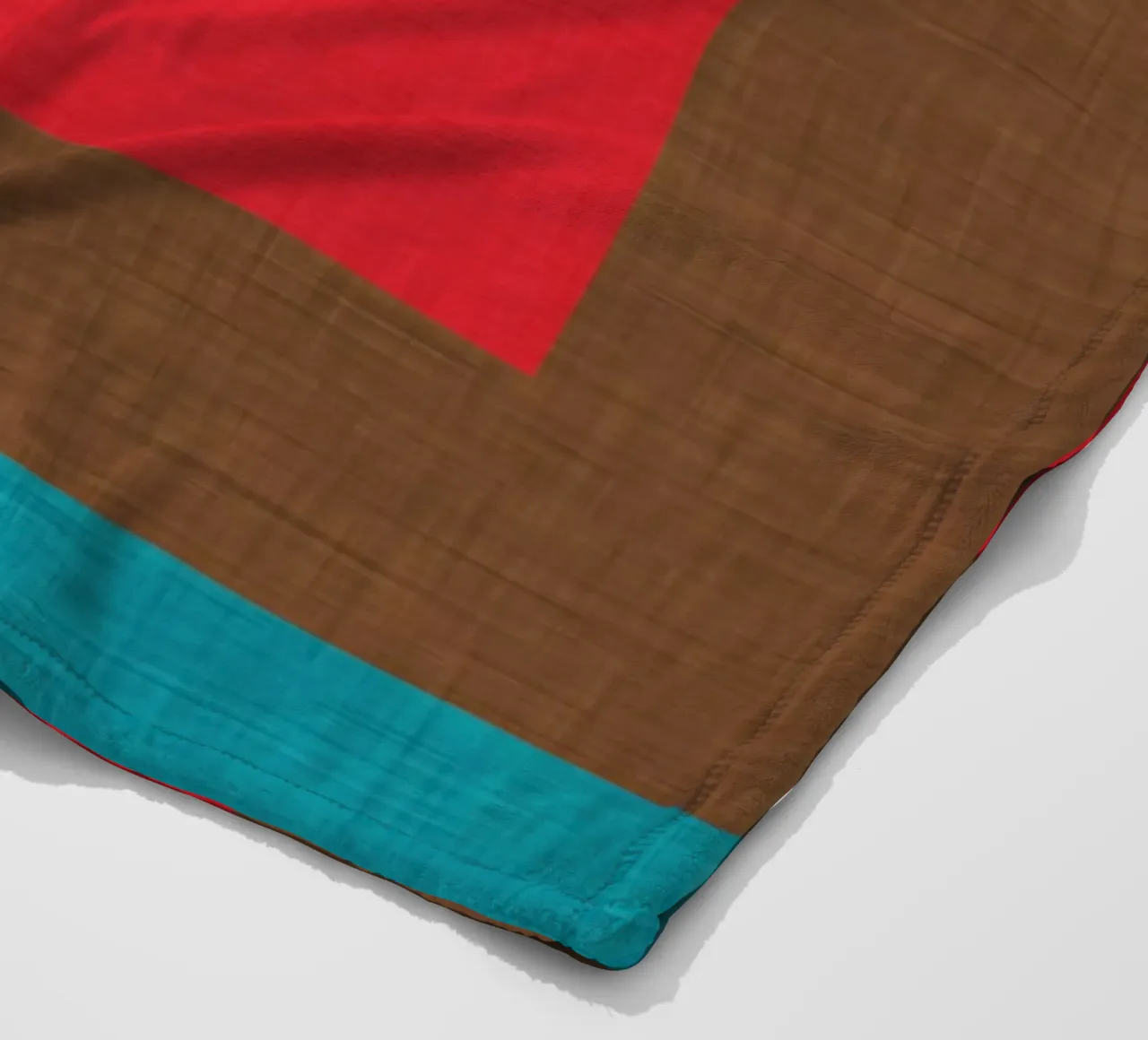 Abstract Mod Cube Beige fleece blanket by susanacosta