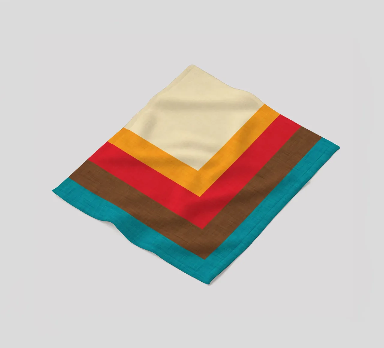 Abstract Mod Cube Beige fleece blanket by susanacosta