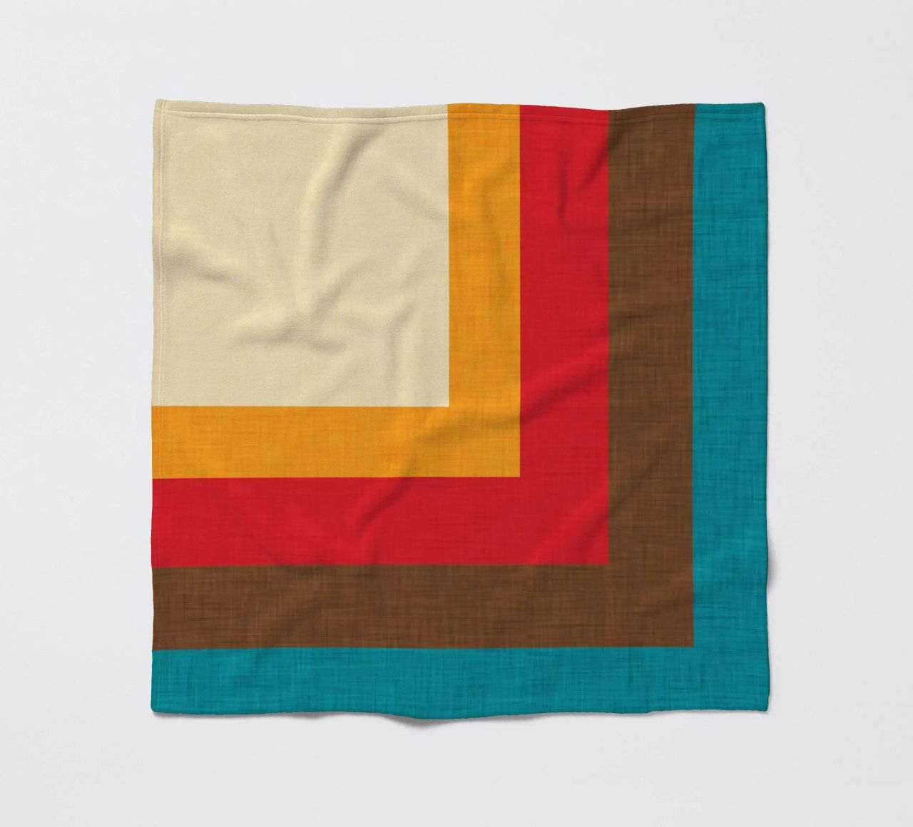 Abstract Mod Cube Beige coperta in pile da susanacosta