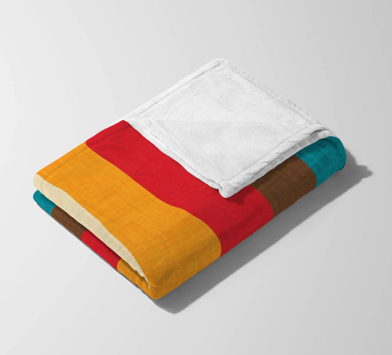 Abstract Mod Cube Beige coperta in pile da susanacosta