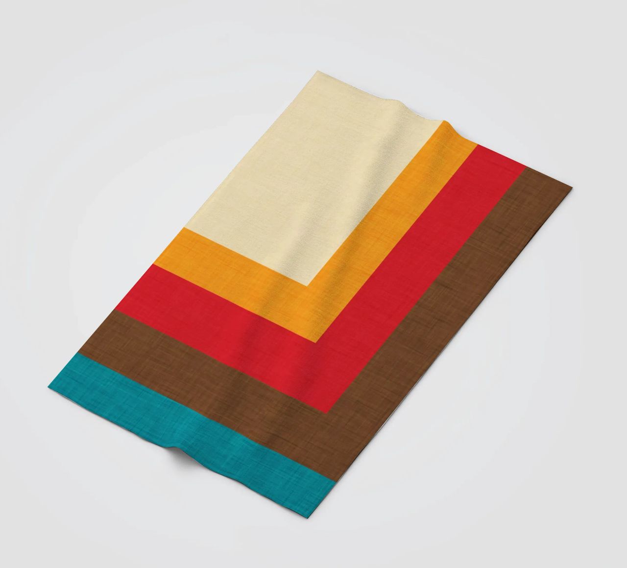 Abstract Mod Cube Beige coperta in pile da susanacosta